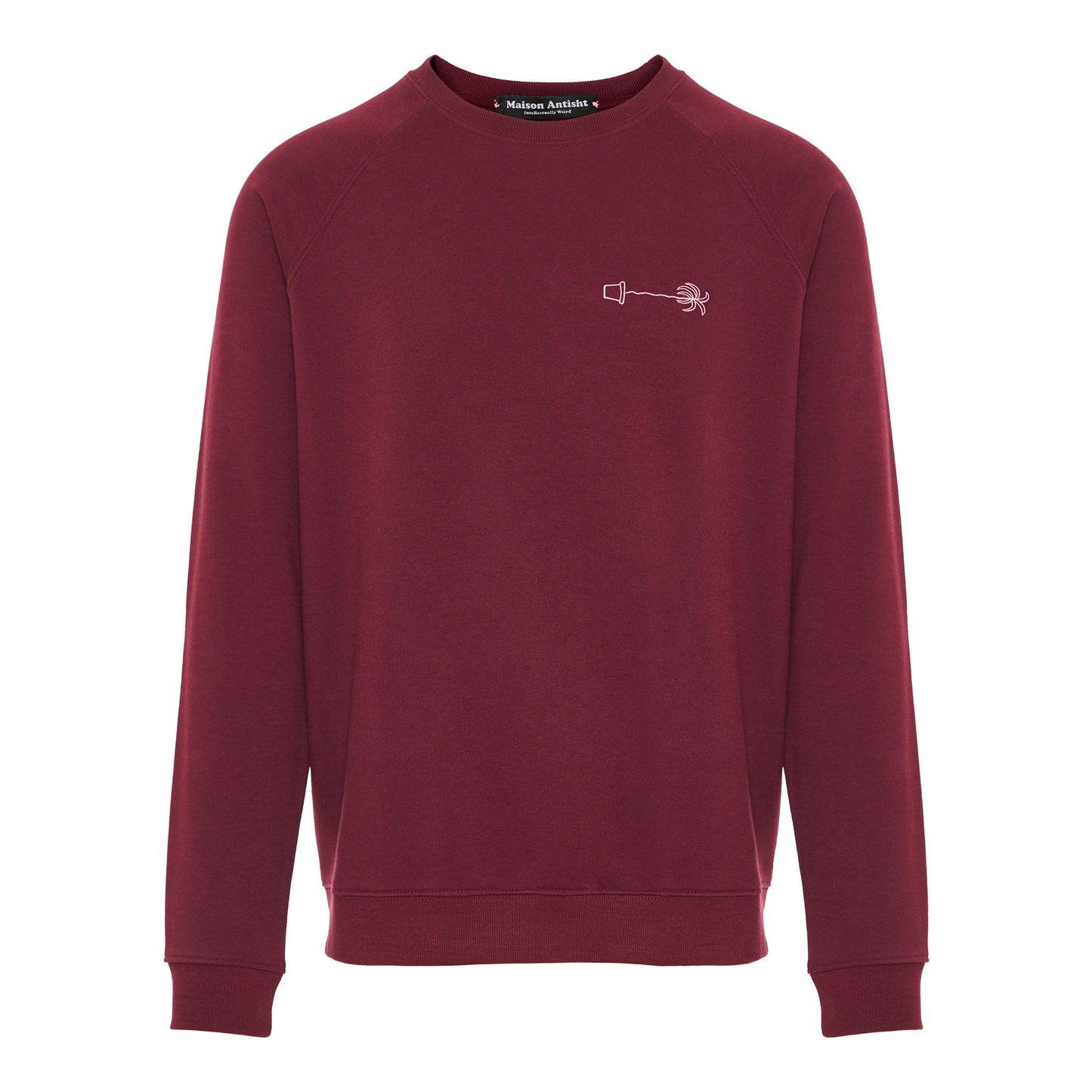 Le Crewneck Bordeaux